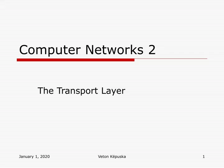 computer networks 2