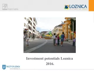 Investment potentials Loznica  2016.
