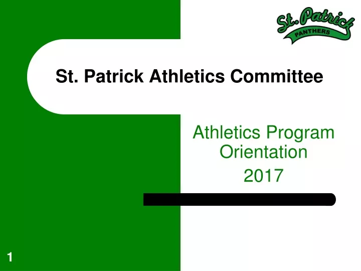 st patrick athletics committee