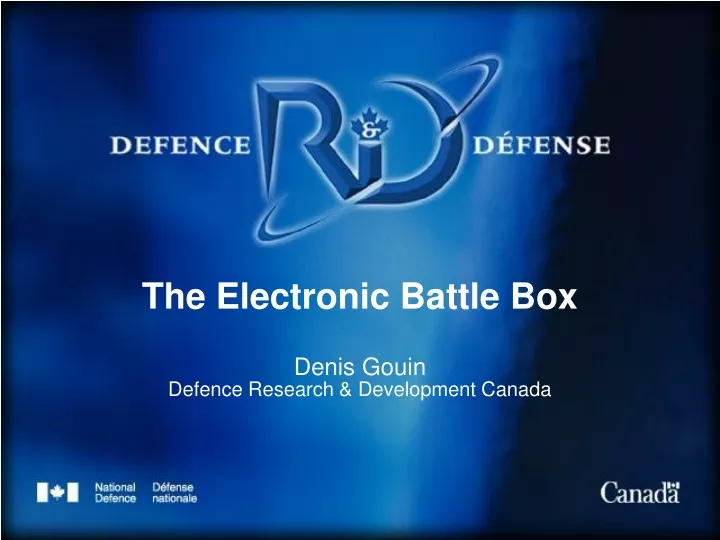 the electronic battle box