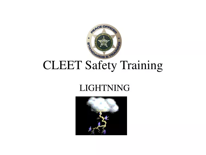 cleet safety training