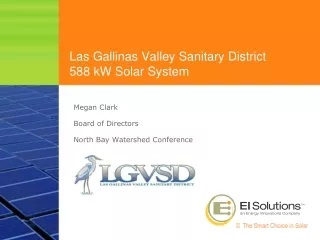 Las Gallinas Valley Sanitary District  588 kW Solar System