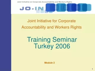 Joint Initiative for Corporate Accountability and Workers Rights