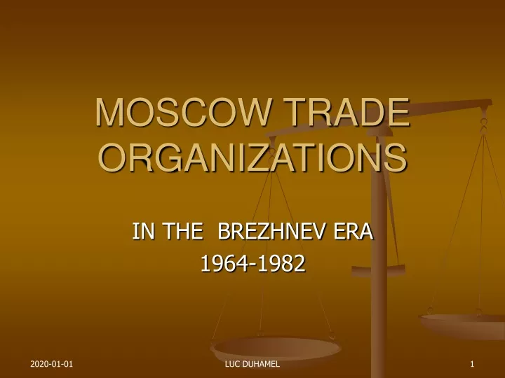 moscow trade organizations