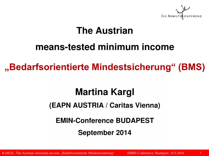 the austrian means tested minimum income
