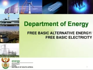 FREE BASIC ALTERNATIVE ENERGY/ FREE BASIC ELECTRICITY