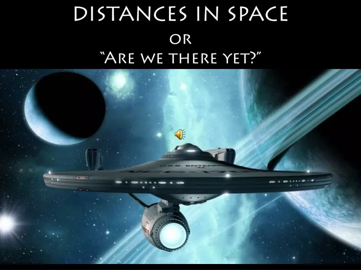 distances in space