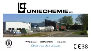 Wholesale ---  Refrigerants ---  Projects Chris van der Lande