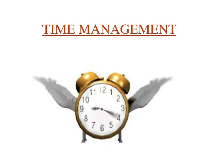 time management