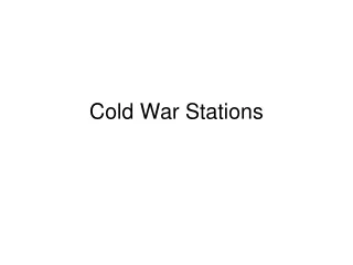 Cold War Stations
