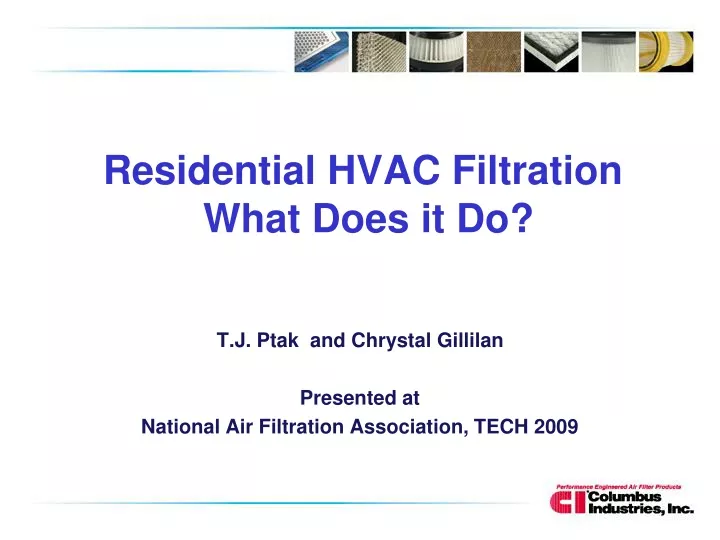 residential hvac filtration what does it do