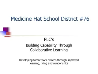 Medicine Hat School District #76