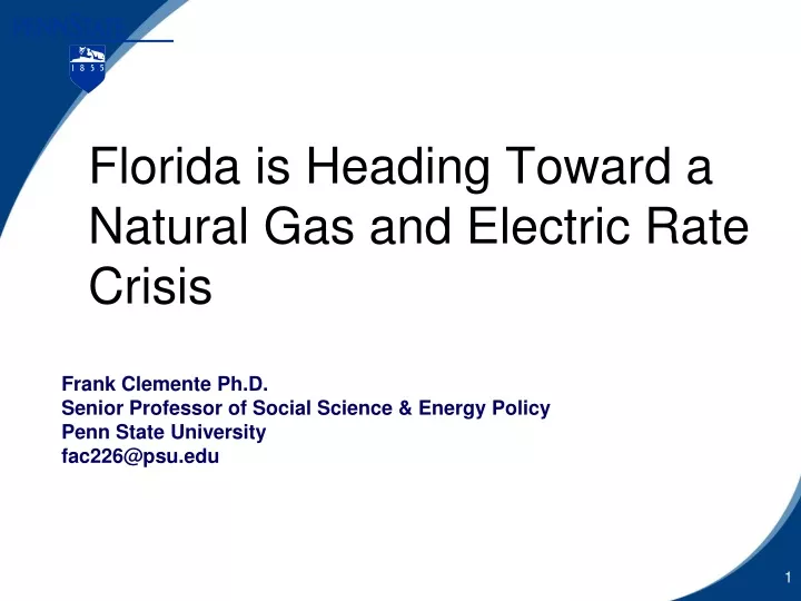 florida is heading toward a natural gas and electric rate crisis