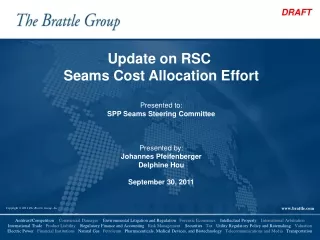 Update on RSC  Seams Cost Allocation Effort Presented to: SPP Seams Steering Committee