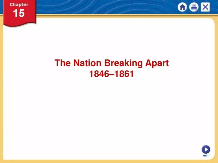 the nation breaking apart 1846 1861