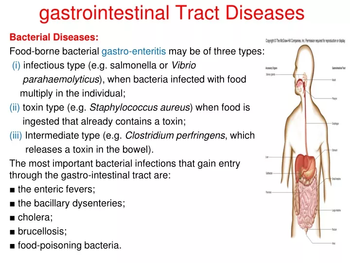 gastrointestinal tract diseases