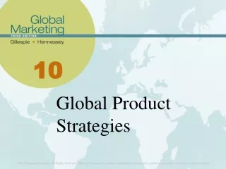 Global Product Strategies