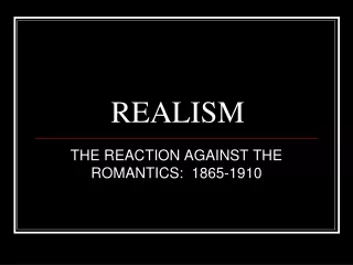 REALISM