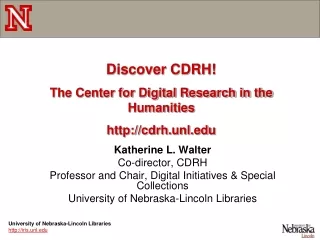 Katherine L. Walter Co-director, CDRH