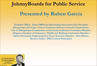 JohnnyBoards for Public Service