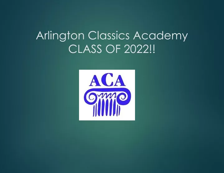 arlington classics academy class of 2022