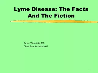 Lyme Disease: The Facts  And The Fiction