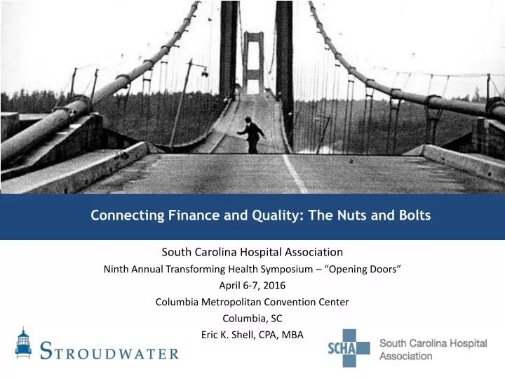 connecting finance and quality the nuts and bolts