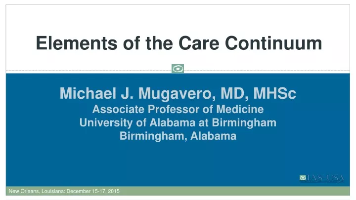 elements of the care continuum