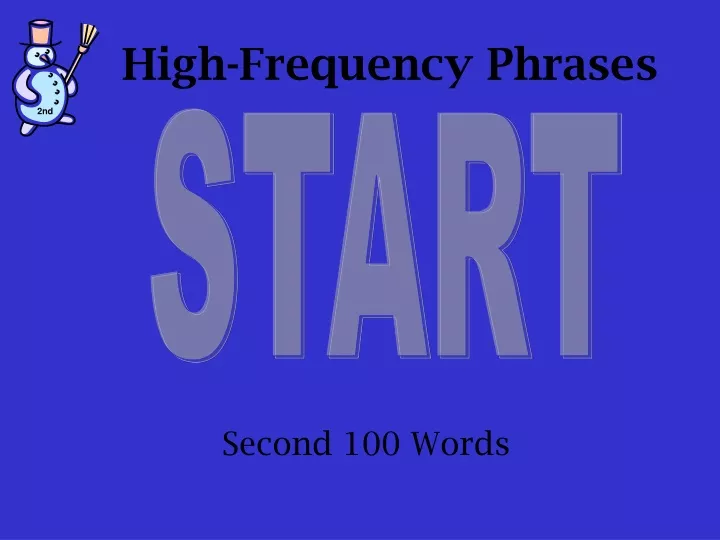 high frequency phrases