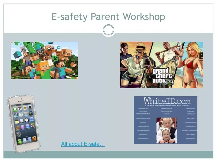 e safety parent workshop