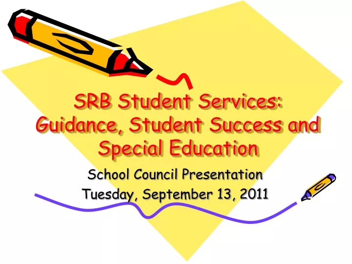 srb student services guidance student success and special education
