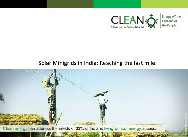 solar minigrids in india reaching the last mile