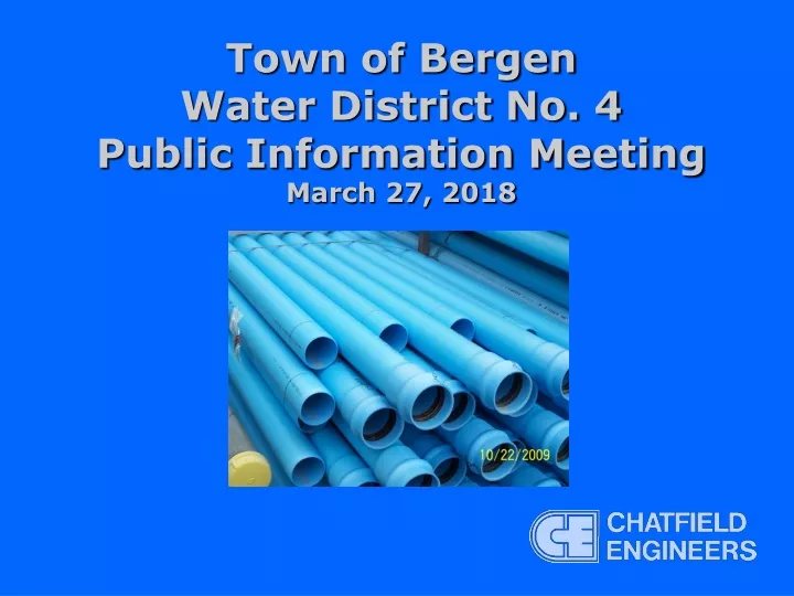 town of bergen water district no 4 public information meeting march 27 2018
