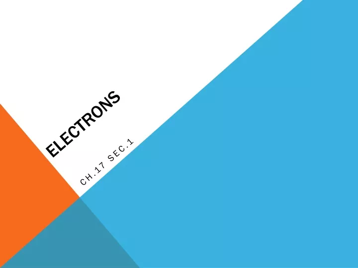 electrons