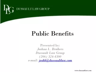 Public Benefits