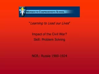 “ Learning to Lead our Lives ”
