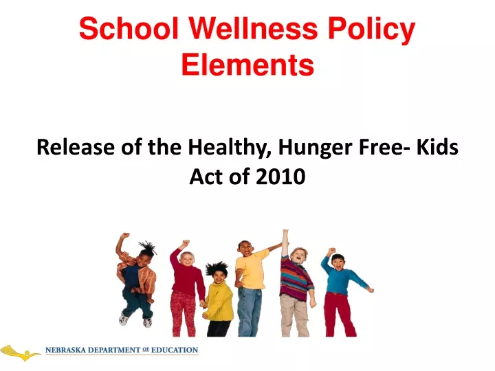 school wellness policy elements