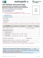 Seoul HRDC International Training Program Application Form - slide 1