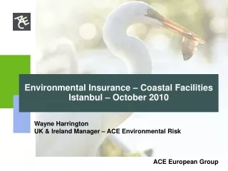 Environmental Insurance – Coastal Facilities Istanbul – October 2010