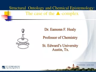 Structural   Ontology and Chemical Epistemology: The case of the  p -complex