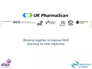 Working together to improve NHS  planning for new medicines