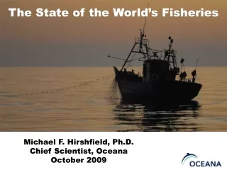 The State of the World’s Fisheries