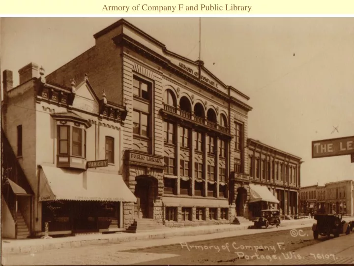 armory of company f and public library