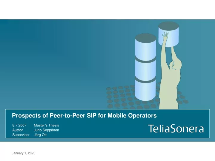 prospects of peer to peer sip for mobile operators