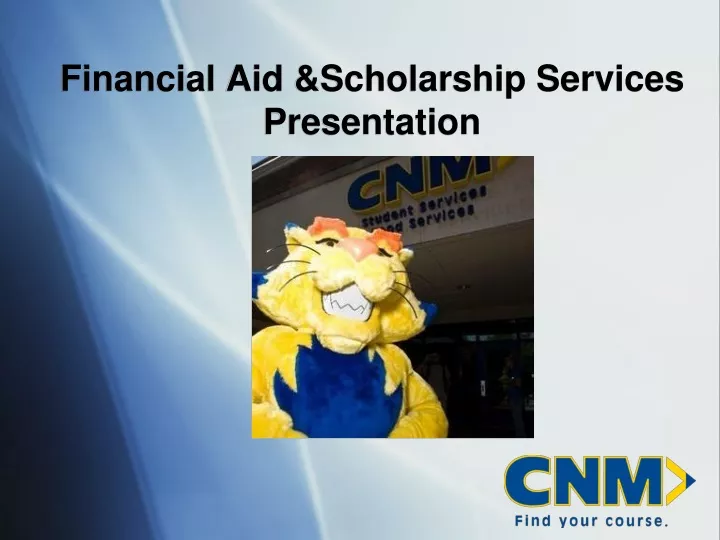 financial aid scholarship services presentation