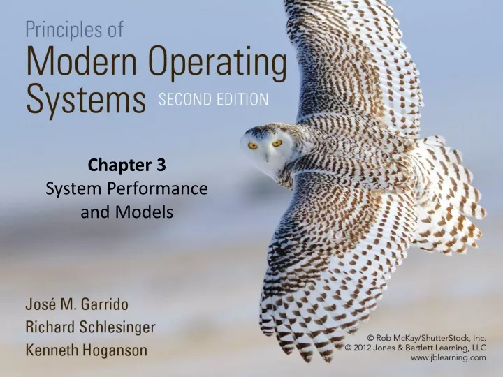 chapter 3 system performance and models
