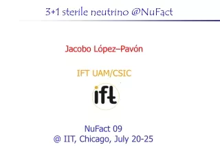 3+1 sterile neutrino @NuFact