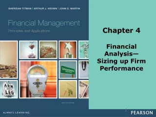 Chapter 4 Financial  Analysis—  Sizing up Firm Performance
