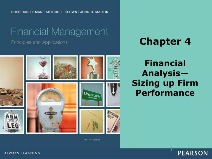 chapter 4 financial analysis sizing up firm