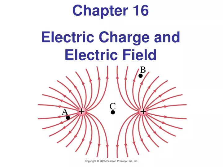chapter 16 electric charge and electric field